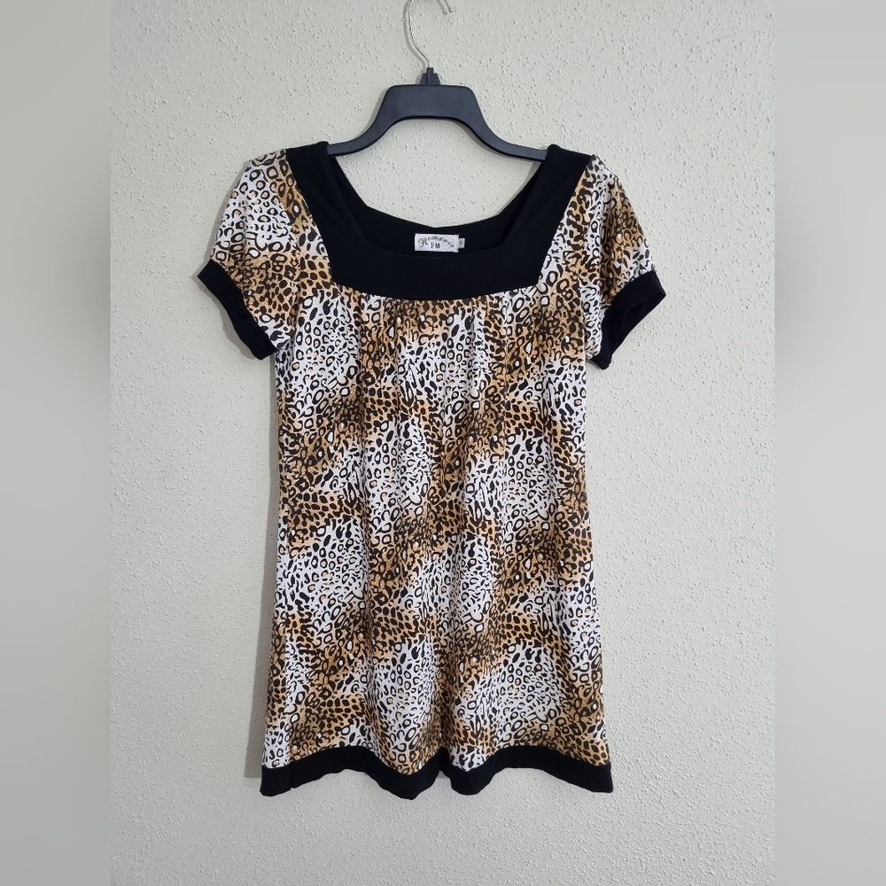 Romance FM Women's Dress Leopard Print Mini. Size S. - Picture 4 of 9